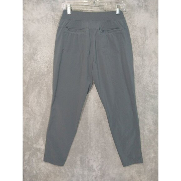 Athleta Pants Womens 6 Gray Midtown Ankle Trouser Pull On Drawstring Stretch - Picture 2 of 9